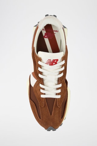 Baskets en nubuck 327 Lifestyle - Marron et blanc