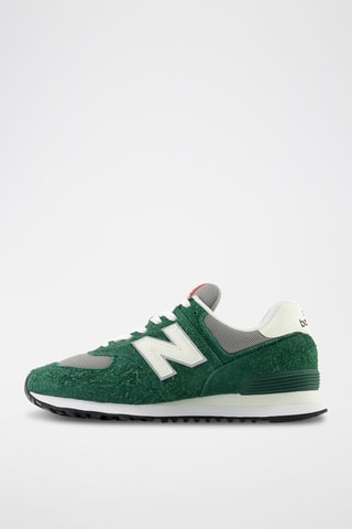 Baskets en nubuck 574 - Vert
