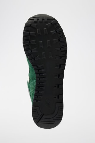 Baskets en nubuck 574 - Vert