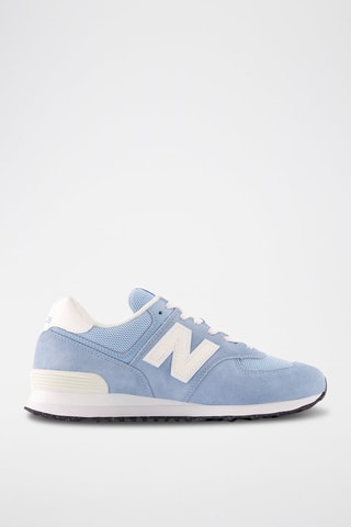 Baskets en nubuck 574 - Ciel