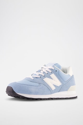 Baskets en nubuck 574 - Ciel