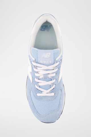 Baskets en nubuck 574 - Ciel