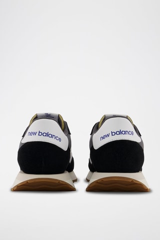 Sneakers en cuir 237 - Bleu nuit et gris foncé