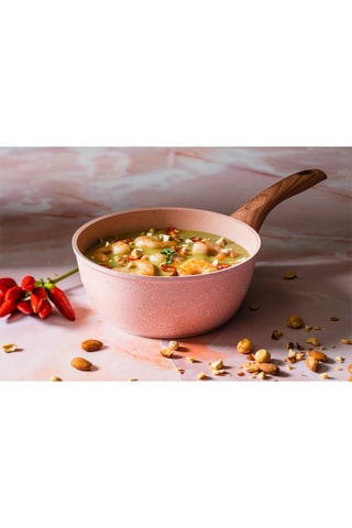 Steelpan met Deksel Stonerose 18 cm - 1,85 l