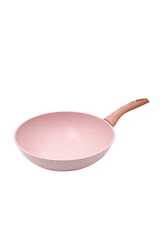 Wok- en Hapjespan Stonerose  28 cm - 3,5 l