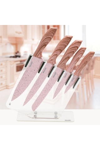 5-delig Messenblok Stonerose