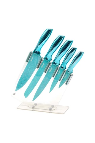 Bloc de 5 pièces en acier inoxydable Miss Gourmet