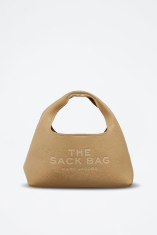Sac à main en cuir The Mini Sack - Beige