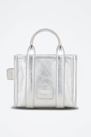 Sac à main en cuir The Metallic - Argenté