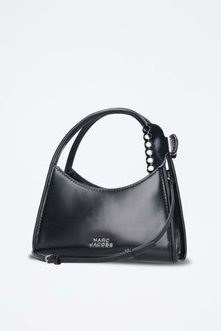 Sac à main en cuir The Glam - Noir 