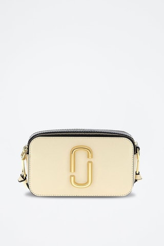 Sac bandoulière en cuir Snapshot - Beige