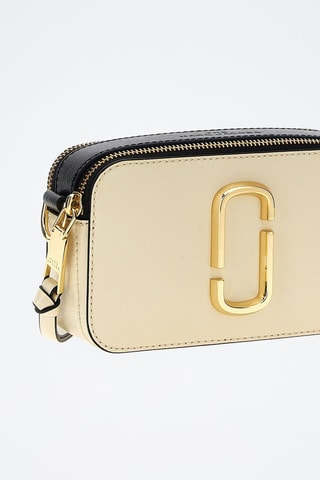 Sac bandoulière en cuir Snapshot - Beige