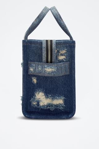 Sac à main en jean - Indigo