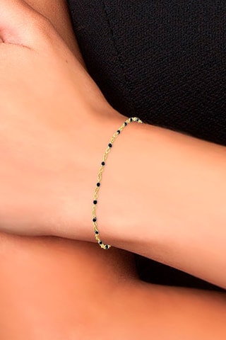 3 pulseiras - Banhadas em ouro fino amarelo - Cores à escolha