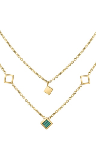 Conjunto - Dourado e verde