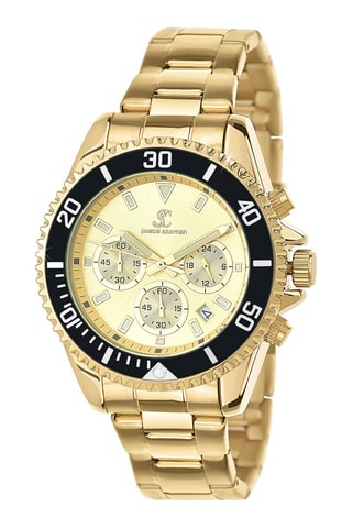 Relógio de quartzo em metal - Dourado