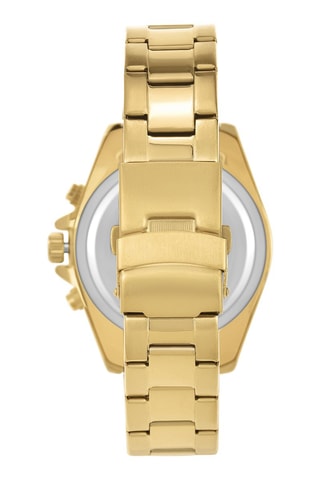 Relógio de quartzo em metal - Dourado