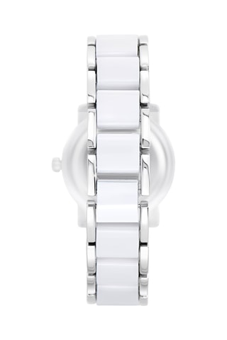 Relógio de quartzo com um diamante Branco