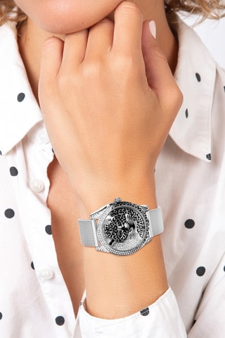 Relógio de quartzo  Prateado