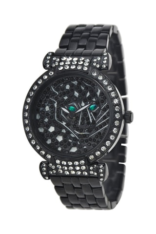 Relógio de quartzo japonês 
Preto