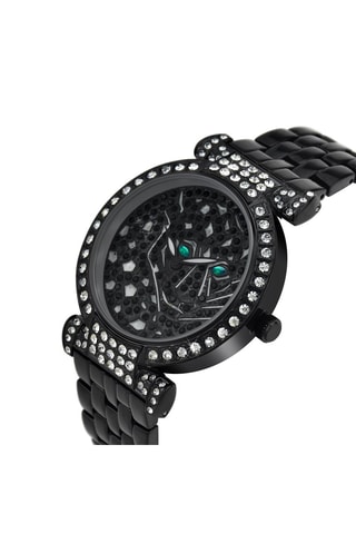 Relógio de quartzo japonês 
Preto