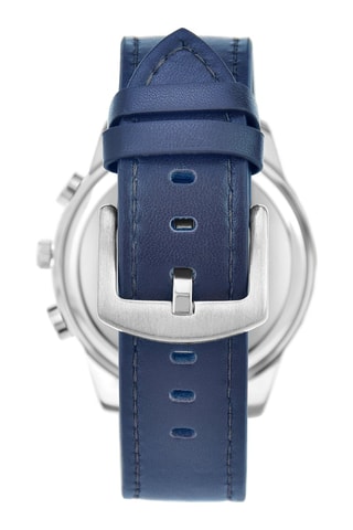 Relógio de quartzo em couro Pascal Szerman - Azul