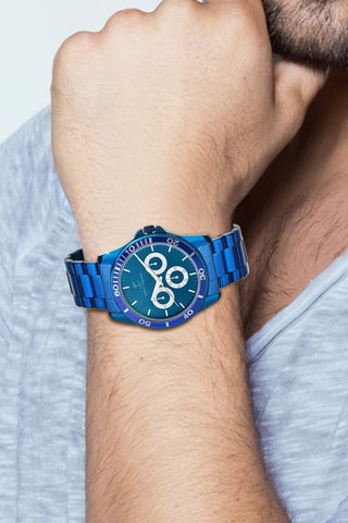 Relógio de quartzo Pascal Szerman - Azul