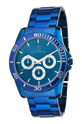 Relógio de quartzo Pascal Szerman - Azul