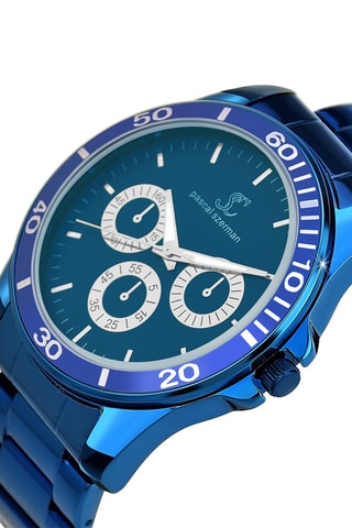 Relógio de quartzo Pascal Szerman - Azul