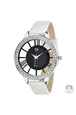 Relógio de quartzo em couro Cor à escolha