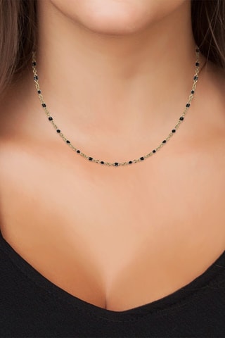 Colar folheado a ouro fino Cor à escolha