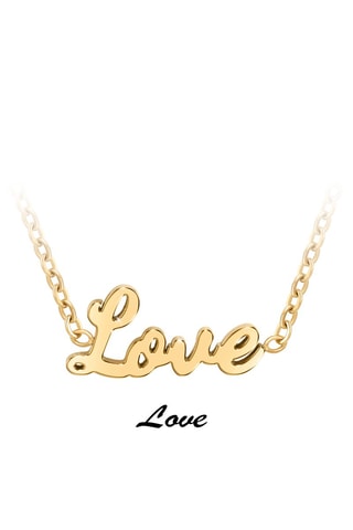 Colar Love Folheado a ouro amarelo