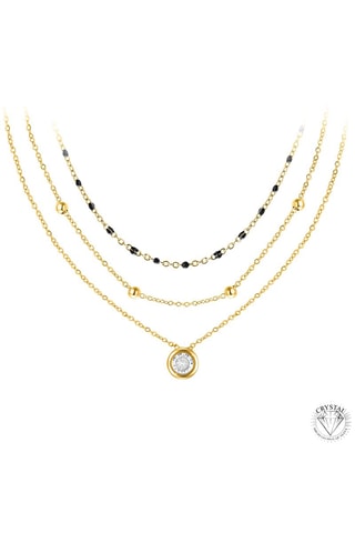 Colar com vários fios Dourado