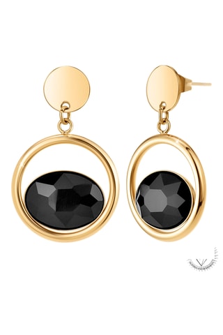 Brincos - Dourado e preto