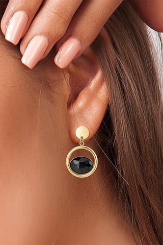 Brincos - Dourado e preto