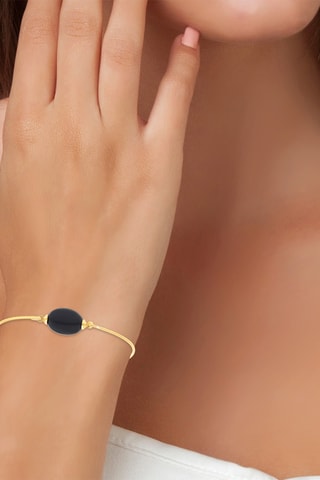 Pulseira rígida - Pedra natural - Cor à escolha