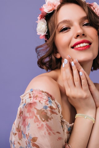 Pulseira rígida - Dourado