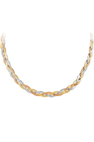 Colar - Dourado e prateado