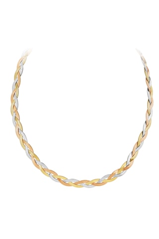 Colar - Dourado e prateado