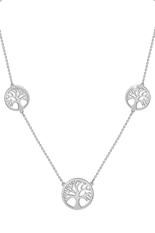 Colar comprido - Prateado