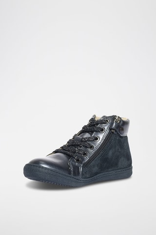 Boots en cuir Baby Cricket For Change - Bleu marine