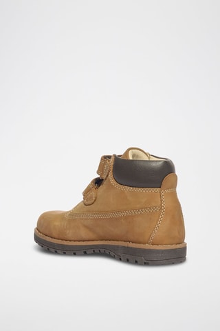 Bottines en cuir Play Casual - Camel