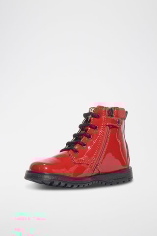 Bottines vernies Play Casual - Rouge