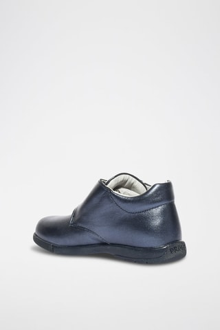 Bottines en cuir Baby - Bleu marine