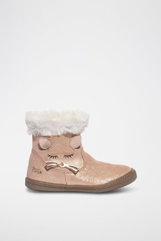 Bottines en nubuck P&H Move - Rose