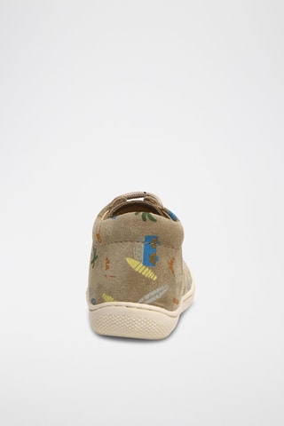 Sneakers montantes en nubuck - Kaki