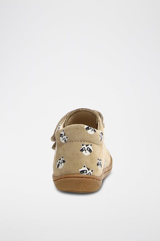 Sneakers montantes en nubuck - Taupe