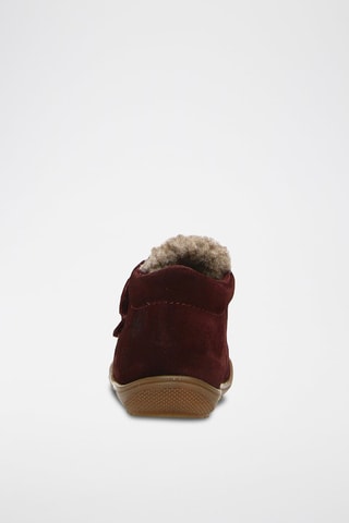 Nappaleren Nubuck Enkellaarzen Brant - Bordeauxrood