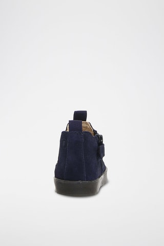 Bottines en nubuck Tarbell - Bleu marine