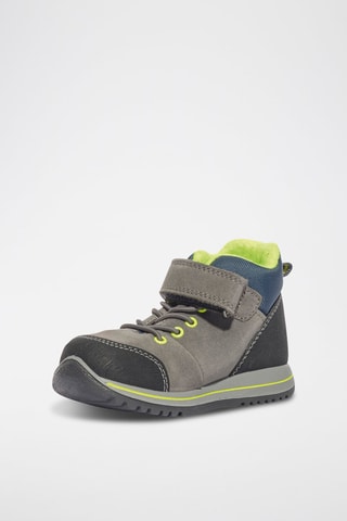 Baskets montantes en cuir Baby Tiguan GTX - Gris clair et noir